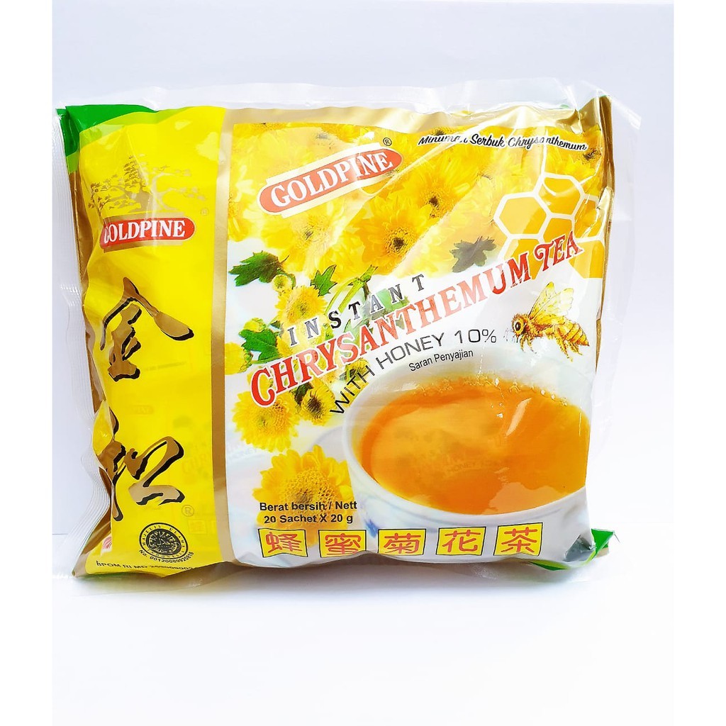 Produk Terbaru Goldpine Bungkus Chrysanthemum tea With Honey - Minuman serbuk#teh bunga cina#teh her
