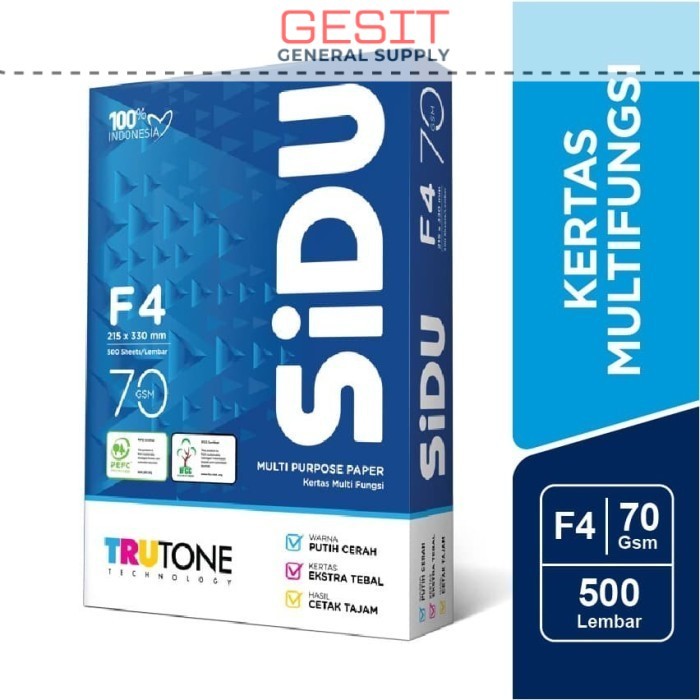 Kertas HVS F4 70 gram Sinar Dunia