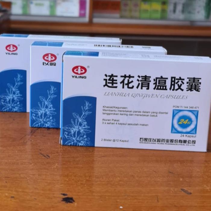 kikyoolshop1 lianhua qingwen capsules bpom original