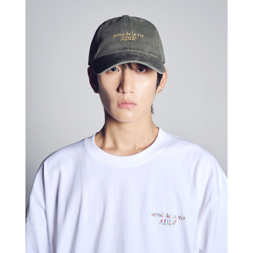 ADLV Kachion Basic Logo Ball Cap Khaki - Topi Unisex acme de la vie