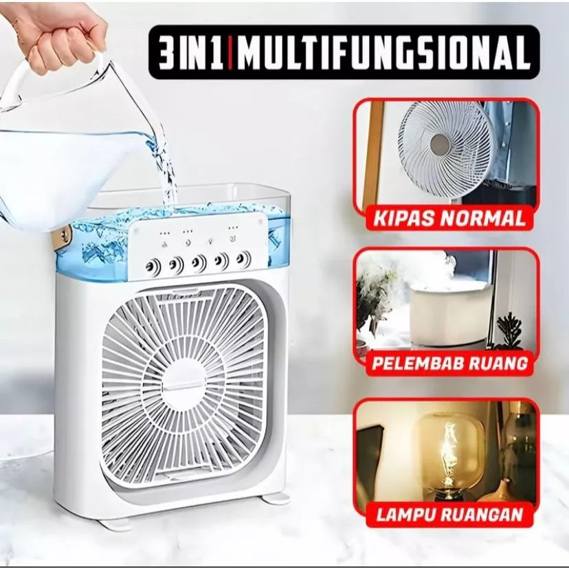 (TM) Kipas AC Pendingin Mini Kipas AC Air Cooler Pendingin Kipas AC Serbaguna