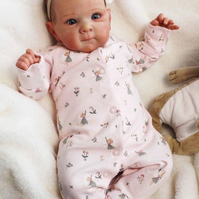 19in Lifelike Reborn Baby Doll Soft Tou Realistic Vinyl Full Body Girl Bettie Newborn Collectible Li
