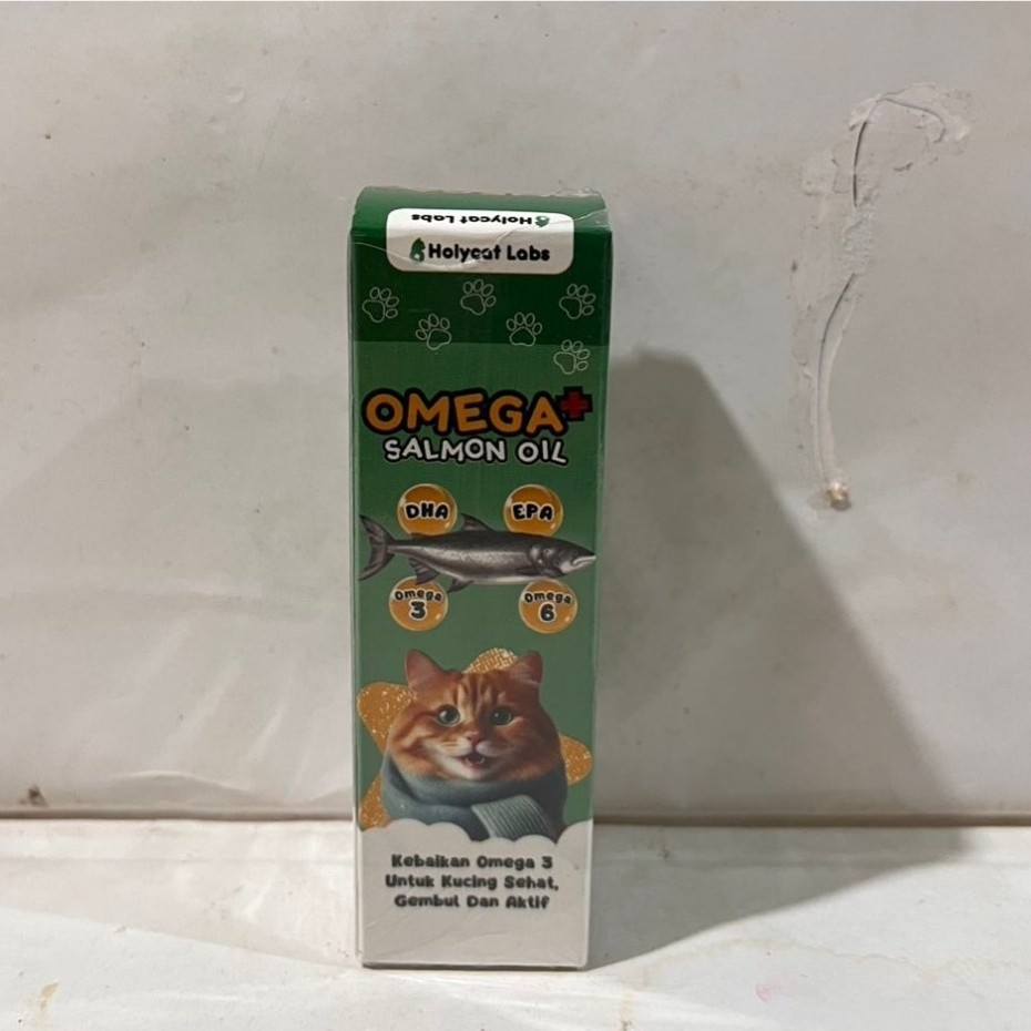 OMEGA+ Salmon Oil – Suplemen Kucing Premium
