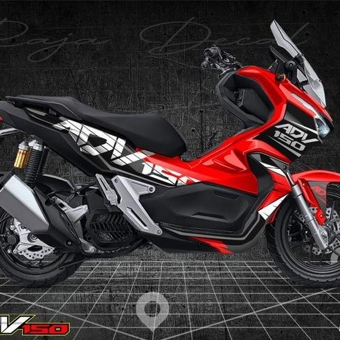 Modifikasi Stiker Decal Adv 150 - Decal Adv 150 Motif Simple Adv 019