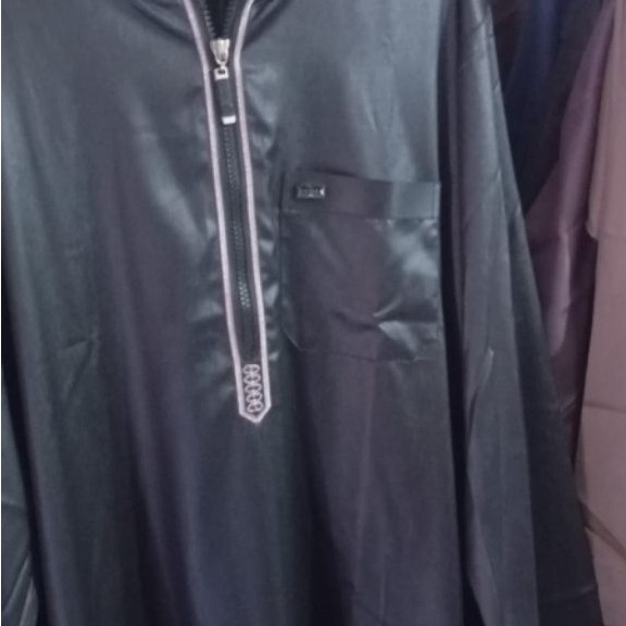 Jubah Al Noor Resleting Polyster / Jubah Pria Dewasa dan Remaja