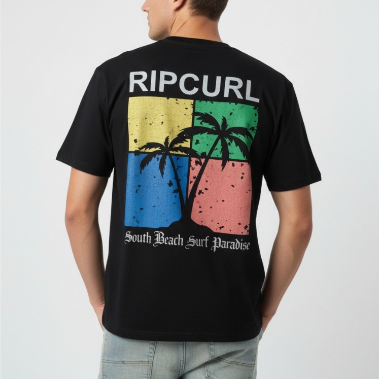 COD Kaos distro Unisex Pria Wanita RIPCURL || 100% COTTON COMBED 24s PREMIUM
