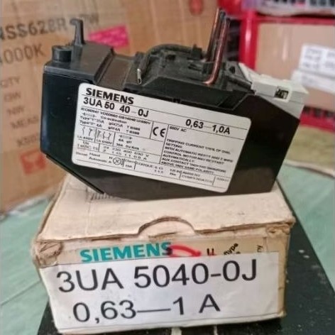 SIEMENS THERMAL OVERLOAD RELAY TYPE 3UA50 40 - 0,63-1A SIEMENS