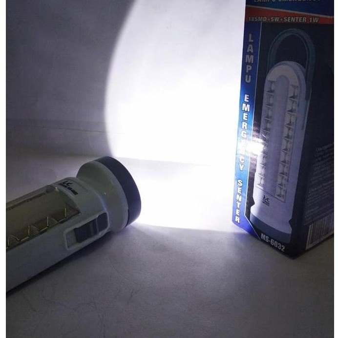 Zaito- Lampu Senter Emergency / Lampu Emergency Senter / Lampu Led Emergency Cas Charger Rechargeabl