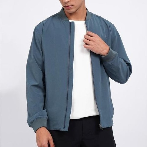 EXECUTIVE 4-Way Stretch Active Bomber Jacket 1-JKIACT225K118 Indigo