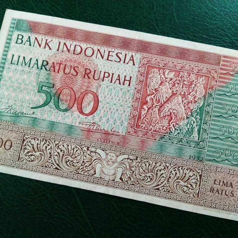 Uang Kuno 500 Rupiah Budaya Th.1952