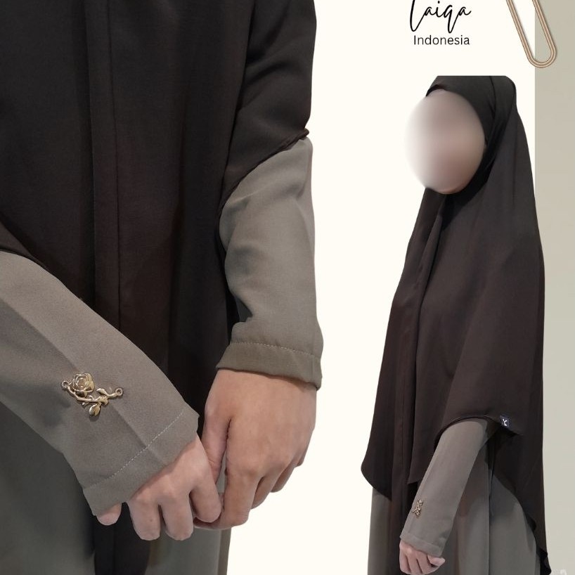 Basic Abaya Anti UV - Laiqa Indonesia