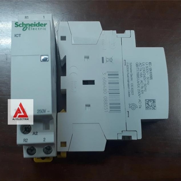 Schneider Kontaktor 1 Phase 25Ampere 2No / Ict Din A9C20732