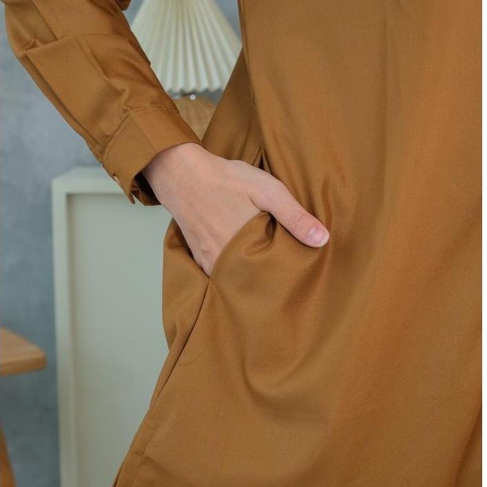 Seragam Kerja Setelan Tunik Pemda Wanita Guru Pns Pdh Baju Kancing Muslim Nyaman Panjang Kantor