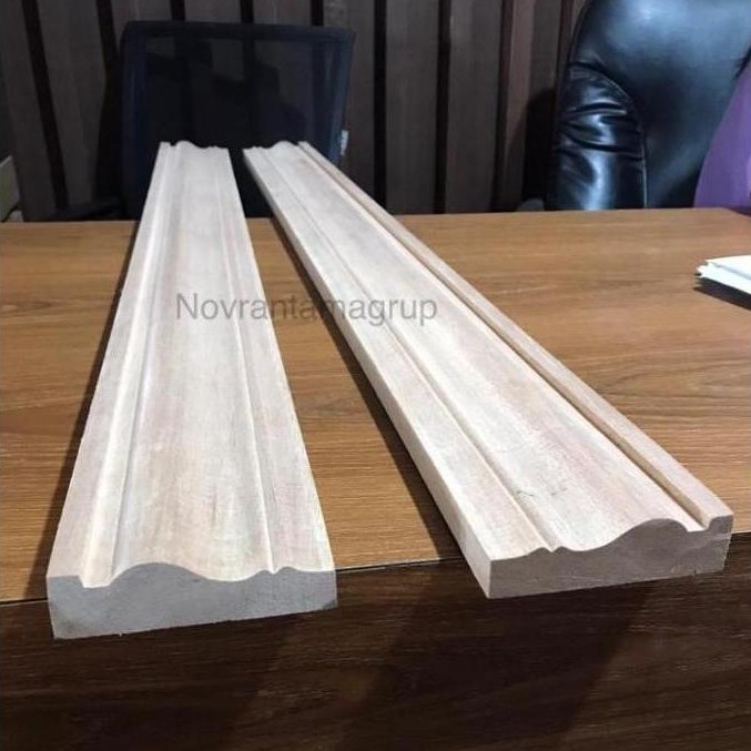 Lis Kayu Profil Alchitrave Wall Moulding Lis Dinding Kayu Meranti