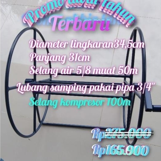 gulungan selang kompresor 100 meter / gulungan serbaguna / gulungan