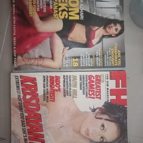 Majalah Male Emporium ME FHM Popular Sarah Azhari Krisdayanti KD Tiara Lestari