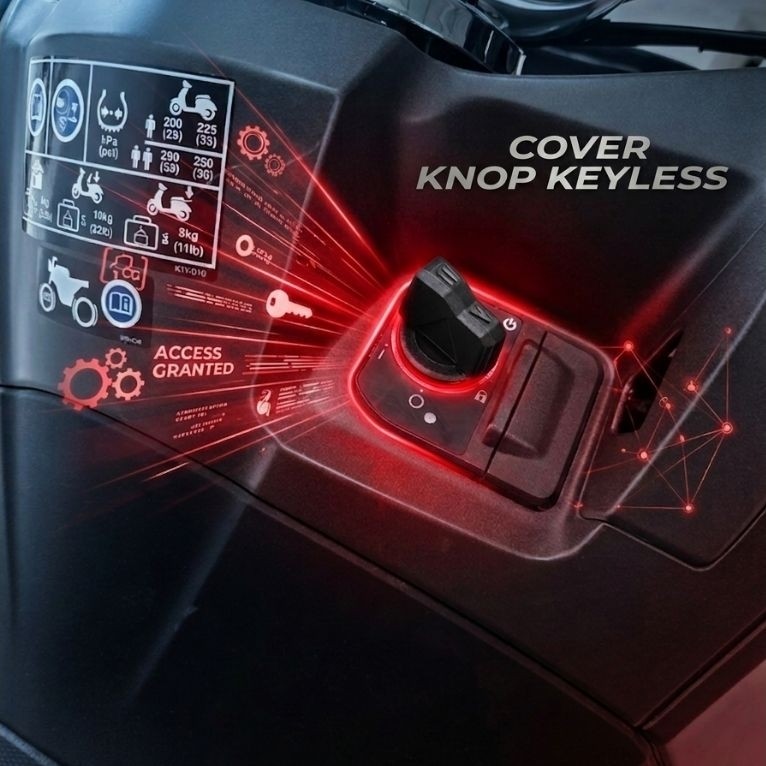 Cover Knob Keyless Honda PCX Vario Beat Scoopy stylo Dll