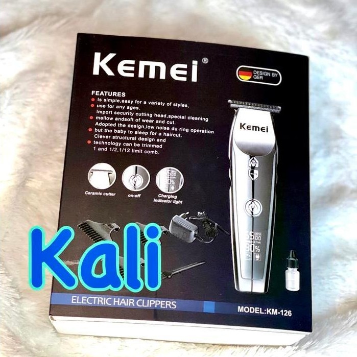 Mesin Cukur Rambut Kemei KM-126 Hair Clipper Charger
