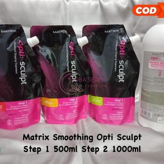 Opti Sculpt 500ml Matrix Smoothing Resistant Normal Sensitized Pelurus Rambut Rebonding - Resistant 
