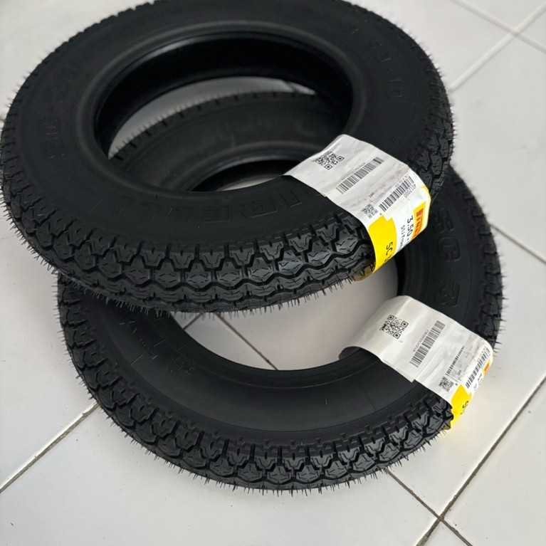 Ban Pirelli 350-10 Ring 10 Vespa Tubeless / Non Tubeless Excel / Exclusive2 / PX / Sprint