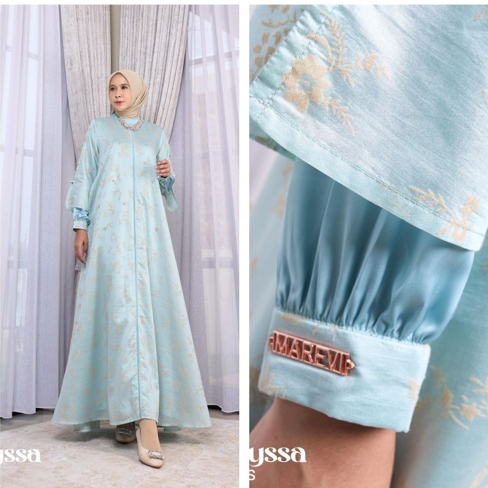 MAYSSA DRESS / GAMIS PESTA TERBARU ORI BY MAREVI (ADA SIZE STANDAR DAN JUMBO)
