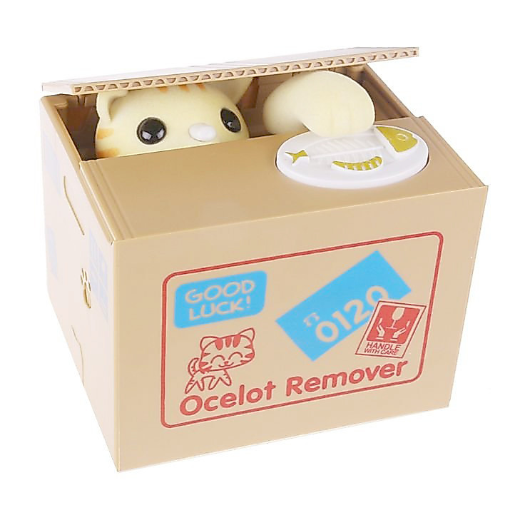Ocelot Remover Celengan Kucing Lucu Interactive Cat Piggy Bank - 0120