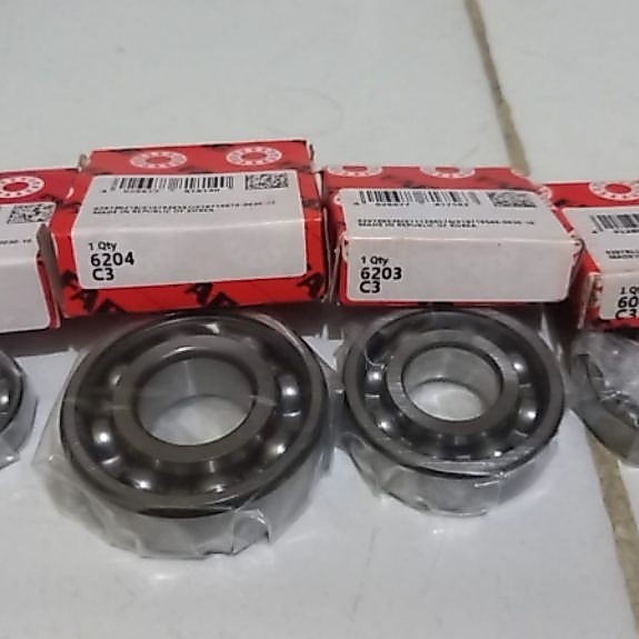 Bearing 6204 C3 - 6203 C3 Set Rasio Fizr Force Fulset C3