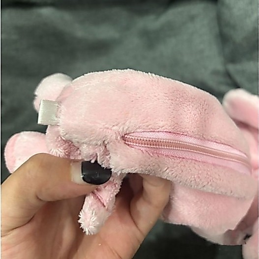 Tas Alat Tulis Penyimpanan Tas Pensil Boneka Gadis Babi Merah Muda Gadis Piggy Rilakkuma San-x Lucu 