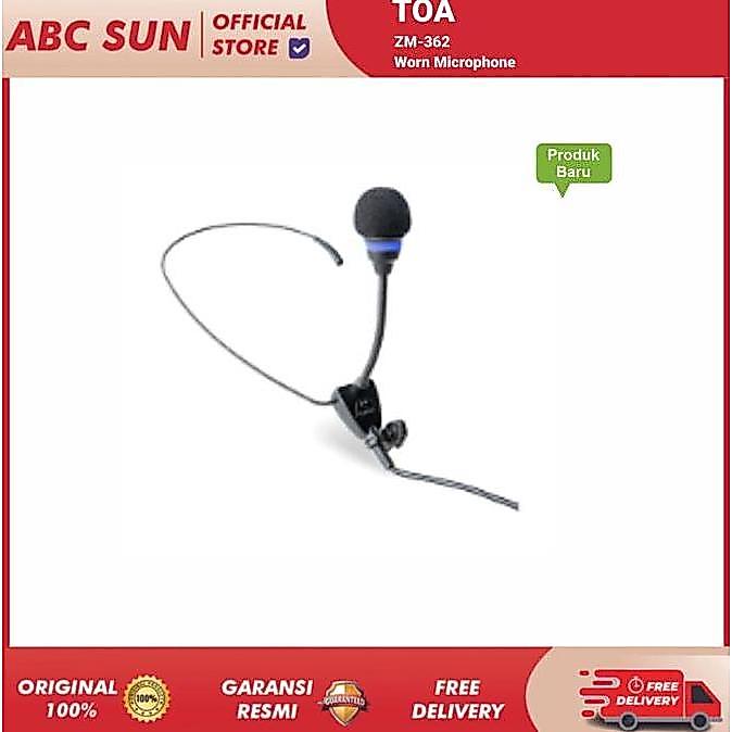 Mic Toa bando leher clip on Toa zm-362-AS original mic imam toa