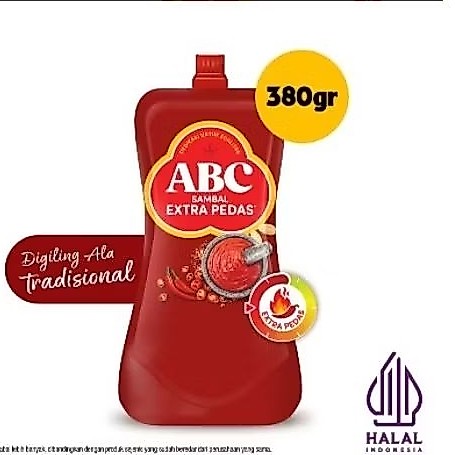ABC SAUS SAMBAL EXTRA PEDAS 380 GRAM