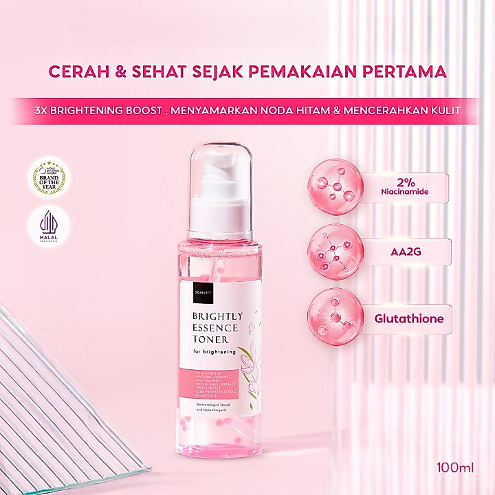 SCARLETT Brightly Essence Toner