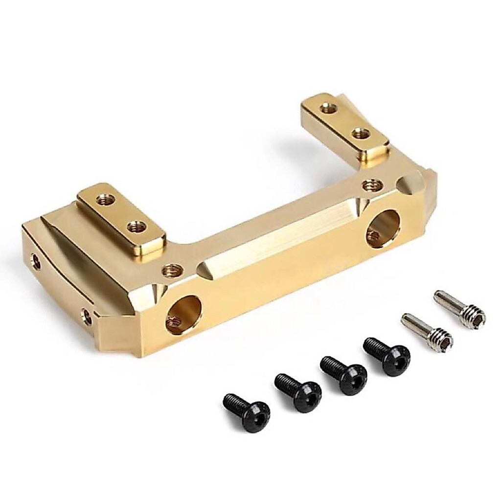 INJORA Brass Front Bumper Mount Servo Stand For SCX10 II Jeep Cherokee
