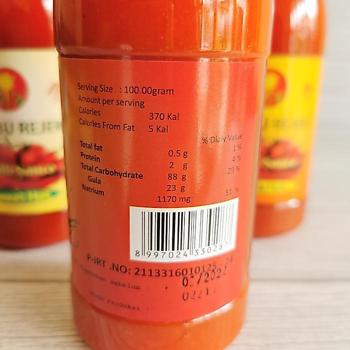 "New" Sambal Sambel Bambu Rejeki Sweet Extra Super Hot 360gr Vegetarian