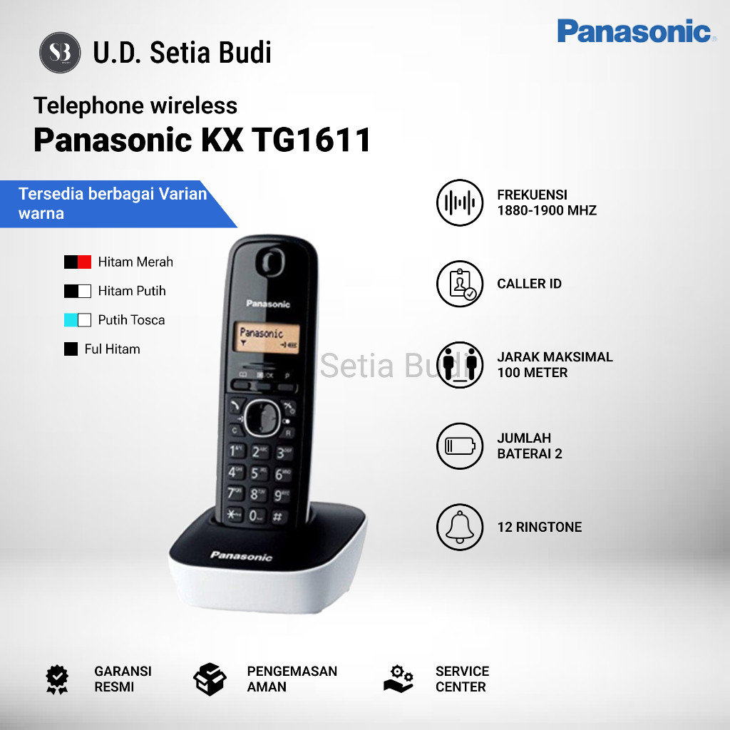 Telephone Wireless Panasonic KX-TG1611