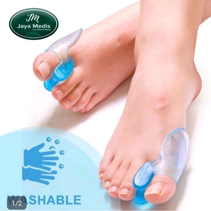 PELINDUNG JEMPOL KAKI BAHAN SILIKON - BUNION 1 PASANG