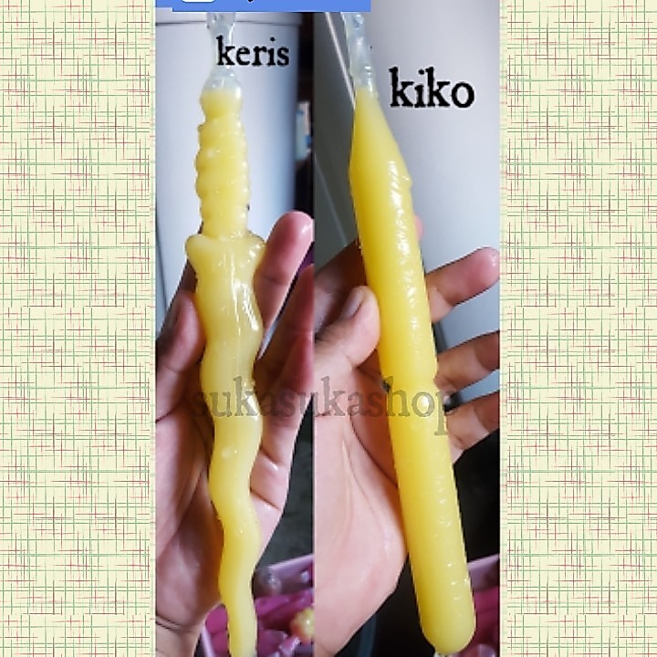 PLASTIK ES BENTUK KERIS ATAU KIKO ISI 500PC