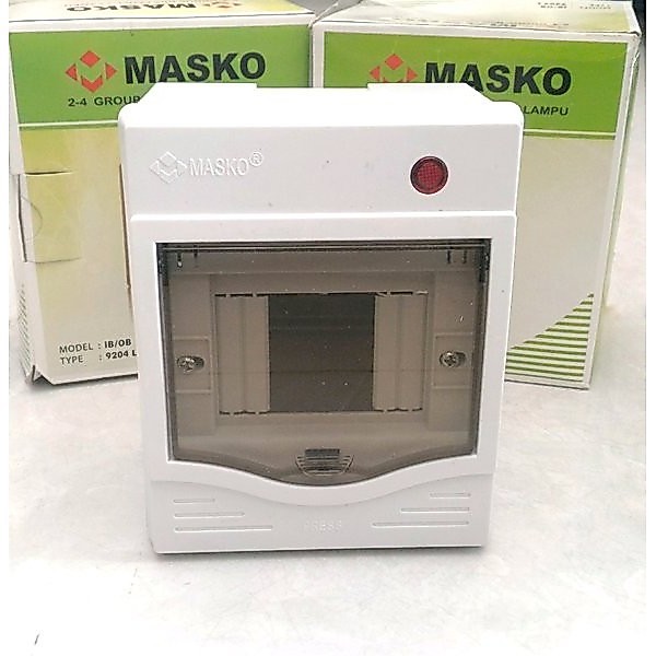 MASKO BOCX MCB 2-4 Group / Box MCB IB OB 4 Group 9204L