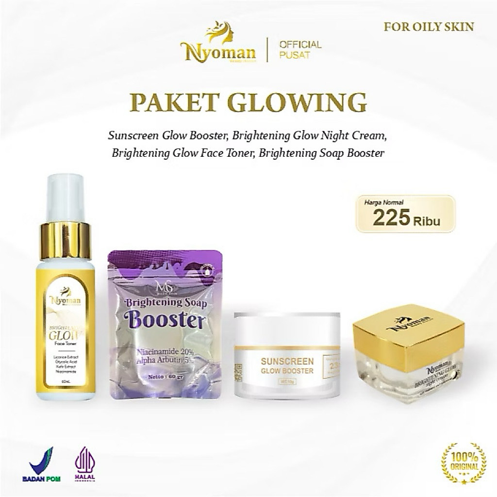 PAKET GLOWING GOLD SERIES NYOMAN SKINCARE