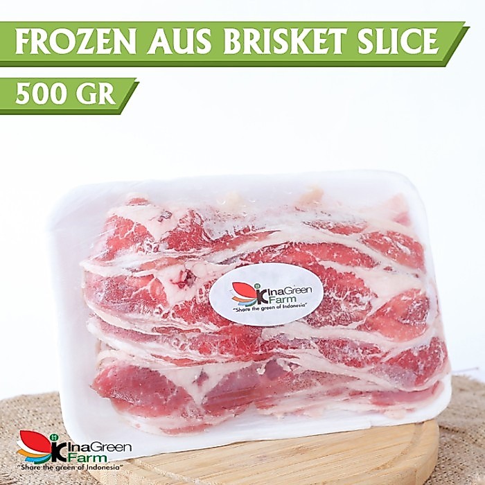 Inagreen Farm Bandung Frozen AUS Beef Slice Brisket