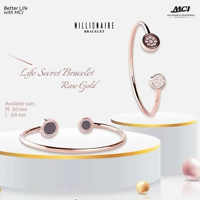 GELANG ROSEGOLD NEW SEGEL ORIGINAL_MCI 100%