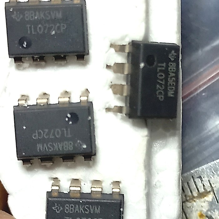 IC TL072 TL072CP TL 072 ORIGINAL TEXAS instrument opamp ori asli