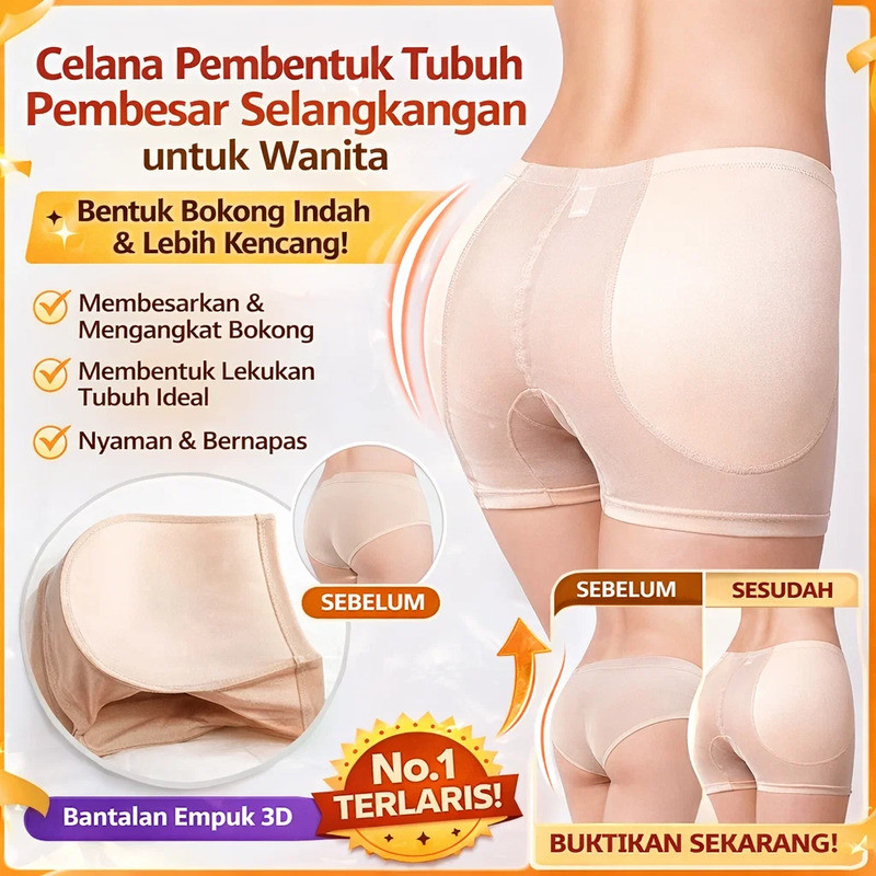 COD + Harga Grosir / Celana Pembentuk Bokong Palsu / Celana Ketat Pengangkat Dan Pembentuk Bokong / 