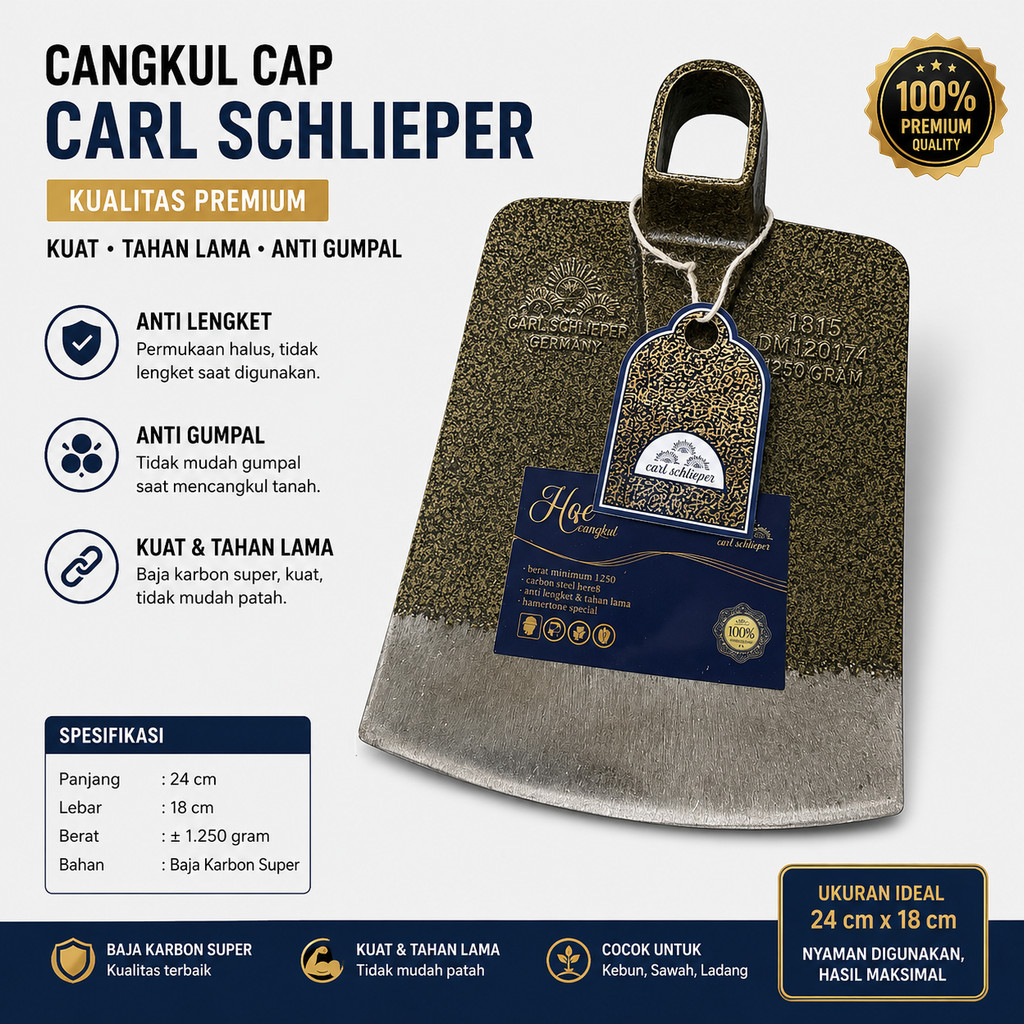 Cangkul Cap Mata Carl Schlieper ORIGINAL Germany