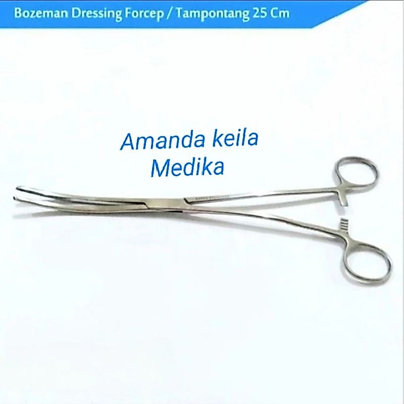 Bozemann Dressing Forceps 25cm Marwa / Tampontang 25cm Marwa