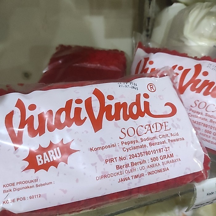 Sukade merah Vindi Vindi 500gr