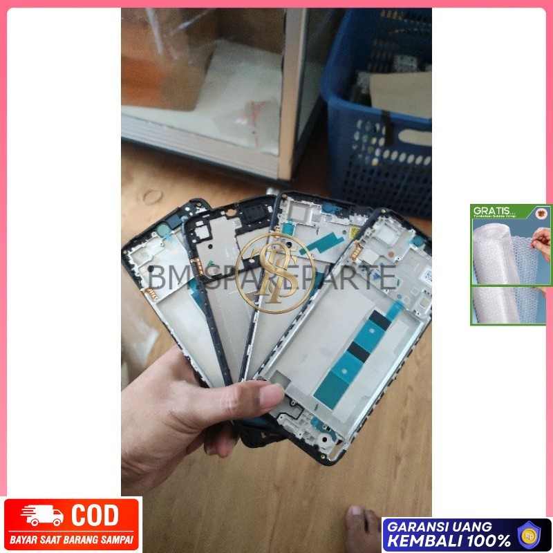 LAGI PROMO FRAME BEZZEL LAYAR LCD TATAKAN TULANG KOMPATIBEL XIAOMI POCO X4 X5 NOTE 12 A1 A2 REDMI 12