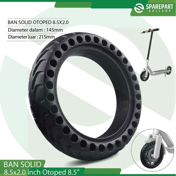 Ban solid skuter otoped xiaomi mijia M365 ban mati 8.5inch