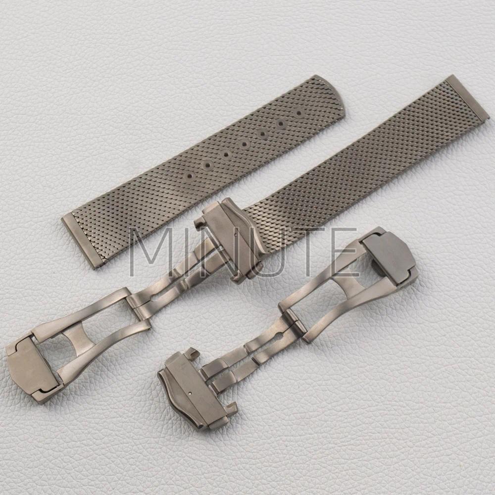 Tali Jam Tangan Titanium Premium Untuk Omega 007 Seamaster Diver 300, Tali Jam 20mm, Pengganti Gelan