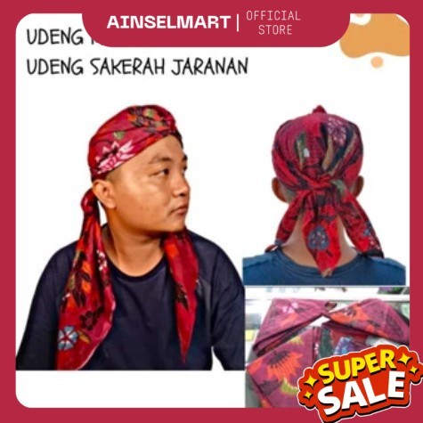 Segitiga Madura Sakerah Sakera jaranan Udeng Halus | Udeng Batik Segitiga | Udeng madura sakerah US