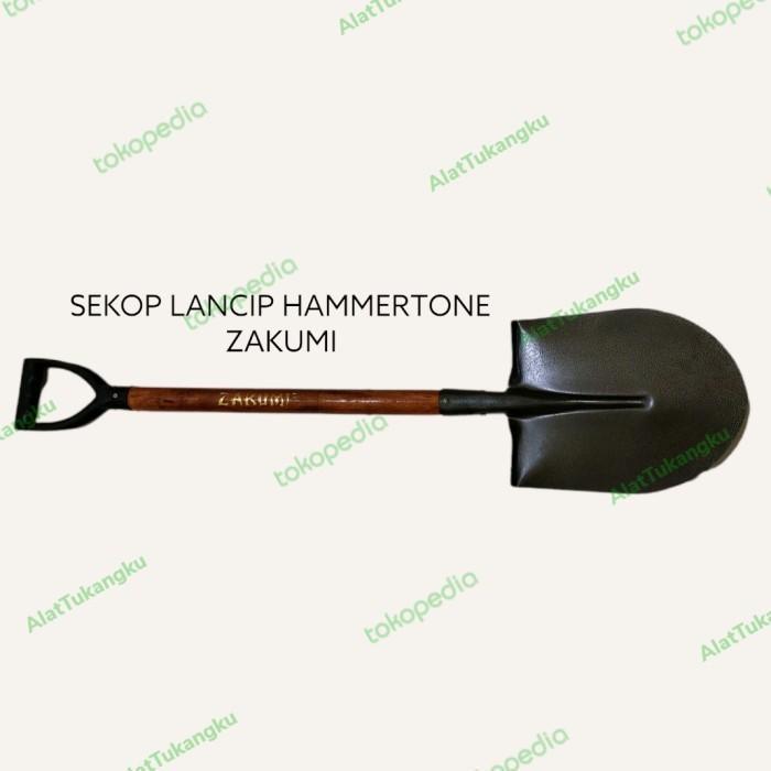 Sekop pasir lancip/Skop pasir lancip - gagang kayu